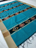 Load image into Gallery viewer, Fancy Cotton Pochampalli Pallu Saree