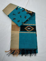 Load image into Gallery viewer, Fancy Cotton Pochampalli Pallu Saree