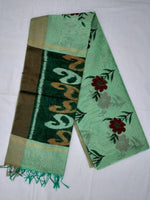 Load image into Gallery viewer, Fancy Cotton Pochampalli Pallu Saree