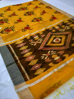 Load image into Gallery viewer, Fancy Cotton Pochampalli Pallu Saree