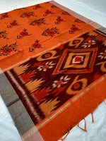 Load image into Gallery viewer, Fancy Cotton Pochampalli Pallu Saree