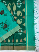 Load image into Gallery viewer, Fancy Cotton Pochampalli Pallu Saree