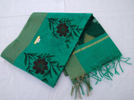 Fancy Cotton Pochampalli Pallu Saree