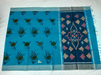 Load image into Gallery viewer, Fancy Cotton Pochampalli Pallu Saree