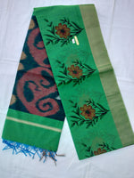 Load image into Gallery viewer, Fancy Cotton Pochampalli Pallu Saree