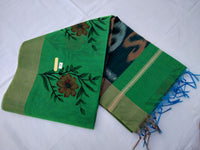 Load image into Gallery viewer, Fancy Cotton Pochampalli Pallu Saree