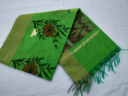 Fancy Cotton Pochampalli Pallu Saree