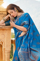 Load image into Gallery viewer, Pretty Semi Soft Cotton Saree