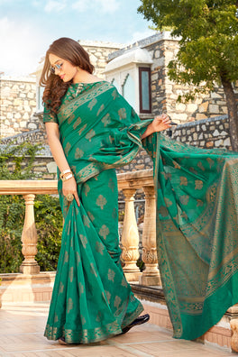 Pretty Semi Soft Cotton Saree