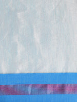 Load image into Gallery viewer, Attractive Stylish Silver Zari Linen Tissue Women&#39;s Sarees