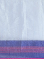 Load image into Gallery viewer, Attractive Stylish Silver Zari Linen Tissue Women&#39;s Sarees