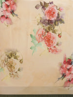 Load image into Gallery viewer, Latest Attractive Stylish Flower Print Linen Women&#39;s Sarees