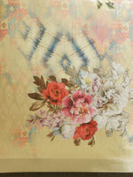 Load image into Gallery viewer, Latest Attractive Stylish Flower Print Linen Women&#39;s Sarees