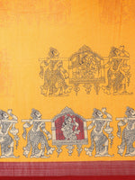 Load image into Gallery viewer, New Attractive Linen Kalamkari Saree
