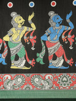 Load image into Gallery viewer, New Attractive Linen Kalamkari Saree