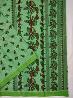 Load image into Gallery viewer, Printed Mangalagiri Cotton Sarees With Contrast Border