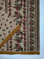 Load image into Gallery viewer, Printed Mangalagiri Cotton Sarees With Contrast Border