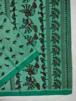 Load image into Gallery viewer, Printed Mangalagiri Cotton Sarees With Contrast Border