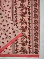 Load image into Gallery viewer, Printed Mangalagiri Cotton Sarees With Contrast Border