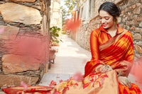 Load image into Gallery viewer, Glory Blended Silk Woven Kanjivaram Saree