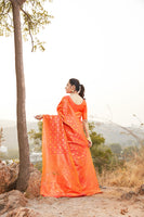 Load image into Gallery viewer, Glory Blended Silk Woven Kanjivaram Saree