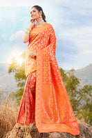 Load image into Gallery viewer, Glory Blended Silk Woven Kanjivaram Saree