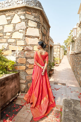 GLORY BLENDED SILK WOVEN KANJIVARAM SAREE