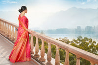 Load image into Gallery viewer, Glory Blended Silk Woven Kanjivaram Saree