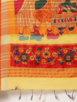 Load image into Gallery viewer, New Attractive Linen Kalamkari Saree