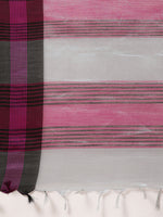 Load image into Gallery viewer, Attractive Stylish Silver Zari Linen Tissue Women&#39;s Sarees