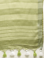 Load image into Gallery viewer, Latest Attractive Stylish Pumpum Angolla Linen Women&#39;s Sarees