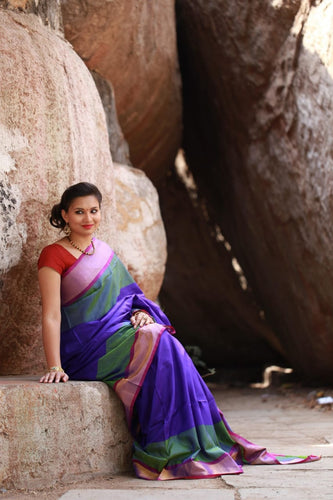 Uppada Pure Silk Handwoven Silk Saree