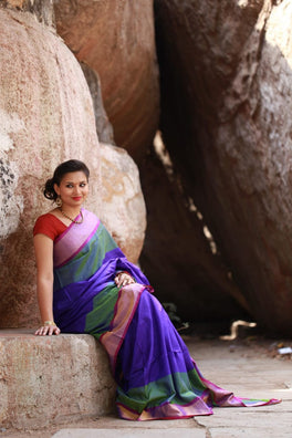 Uppada Pure Silk Handwoven Silk Saree