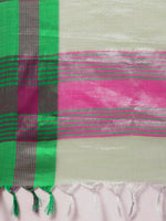 Load image into Gallery viewer, Attractive Stylish Silver Zari Linen Tissue Women&#39;s Sarees