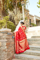 Load image into Gallery viewer, Glory Blended Silk Woven Kanjivaram Saree