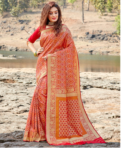 Exclusive Blended Silk Woven Banarasi Saree