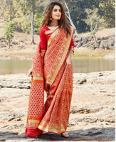 Load image into Gallery viewer, Exclusive Blended Silk Woven Banarasi Saree