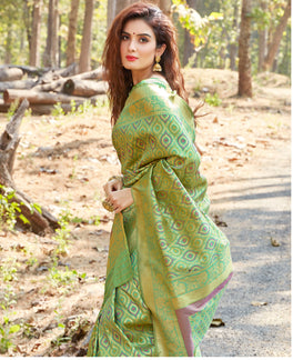 Exclusive Blended Silk Woven Banarasi Saree