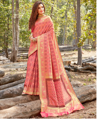 Exclusive Blended Silk Woven Banarasi Saree