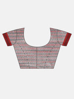 Load image into Gallery viewer, Attractive Stylish Silver Zari Linen Tissue Women&#39;s Sarees