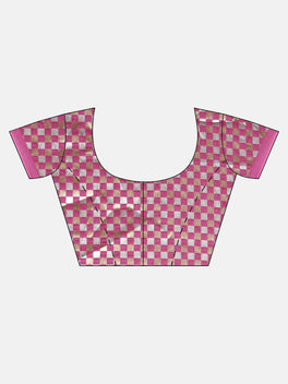 Stylish Shona Chandi Bandhej Banarasi Silk Saree