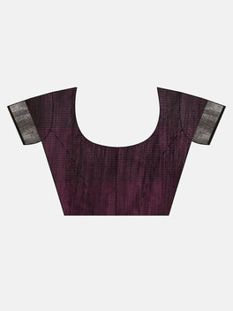 Tanya Adorable Linen Checkered Women's Sarees