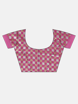 Stylish Shona Chandi Bandhej Banarasi Silk Saree