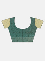 Load image into Gallery viewer, Latest Attractive Stylish Flower Print Linen Women&#39;s Sarees