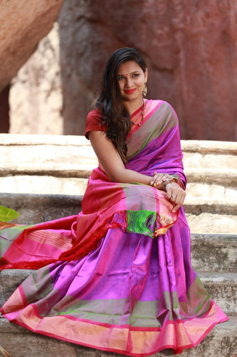 Uppada Pure Silk Handwoven Silk Saree