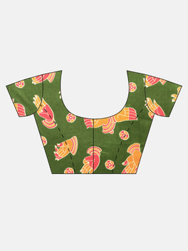 New Attractive Linen Chanderi Women's Saree