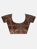 Load image into Gallery viewer, Latest Attractive Stylish Flower Print Linen Women&#39;s Sarees