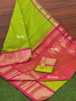 Kuppadam Rich Checked Cotton Saree