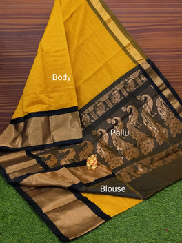 Kuppadam Rich Checked Cotton Saree