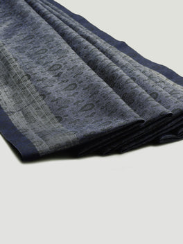 Latest Attractive Stylish Flower Print Linen Women's Sarees